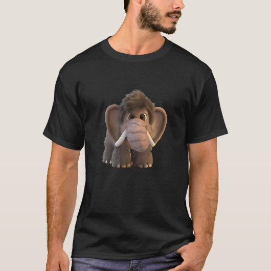 かわいいマンモスの赤ちゃん  1 Tシャツ (正面)