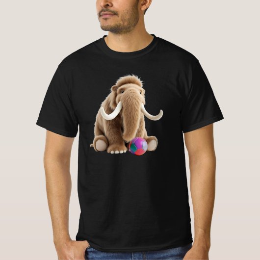 かわいいマンモス Tシャツ (正面)