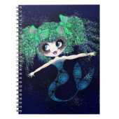 かわいいマーメイドかわいい ノートブック (正面)