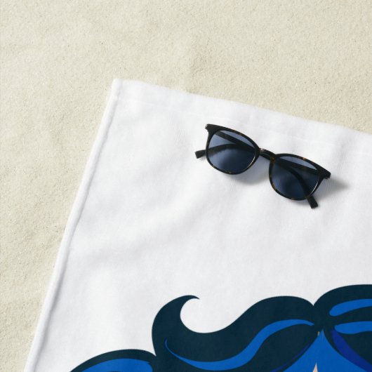 かわいいマーメイドウォーターカラーイラストレーション ビーチタオル (インサイチュ)