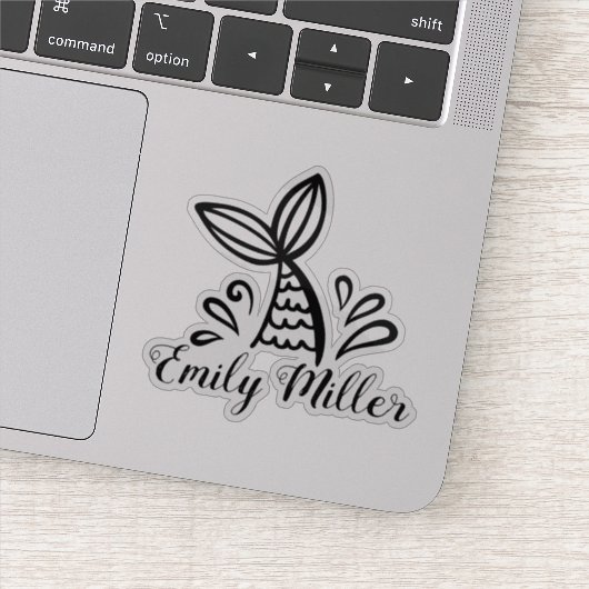 かわいいマーメイドガールステッカー シール (詳細)