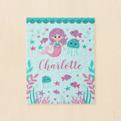 かわいいマーメイドパーソナライズされたキッズ ジグソーパズル