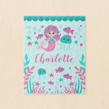 かわいいマーメイドパーソナライズされたキッズ