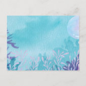 かわいいマーメイドパーティー インビテーションポストカード (裏面)