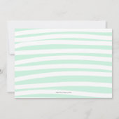 かわいいマーメイドファースト誕生日写真招待状 招待状 (裏面)