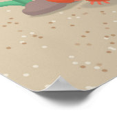 かわいいマーメイドベビーガール子供部屋デコールポスター ポスター (角)