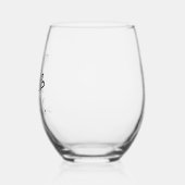 かわいいマーメイド名前をカスタムするキッズギフト ステムなしワイングラス (左)