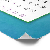 かわいいマーメイド2018カレンダーポスター ポスター (角)