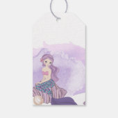 かわいいマーメイド、マーメイド誕生日 ギフトタグ (裏面)