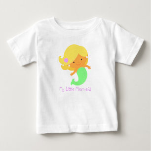 かわいいマーメイドTシャツ ベビーTシャツ