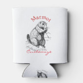 かわいいマーモットアニマルサンダー_コーブ 缶クーラー (裏面)
