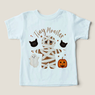 かわいいミイラの子供服Tシャツ