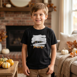 かわいいミイラ猫にゃーこハロウィン キッズTシャツ Tシャツ