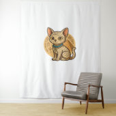 かわいいミイラ猫 – 古代エジプトのアートオーバーサイズT市 タペストリー (インサイチュ)