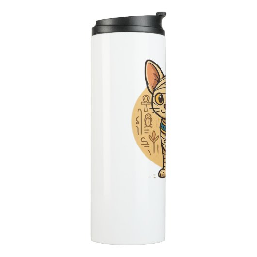 かわいいミイラ猫 – 古代エジプトのアートオーバーサイズT市 タンブラー (回転左)