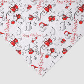 かわいいミオウィクリスマス猫ちゃん 薄葉紙 (詳細)