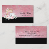 かわいいミキサーフラワーズベーカリー 名刺 (正面/裏面)