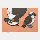 かわいいミサゴ キッチンタオル (横)