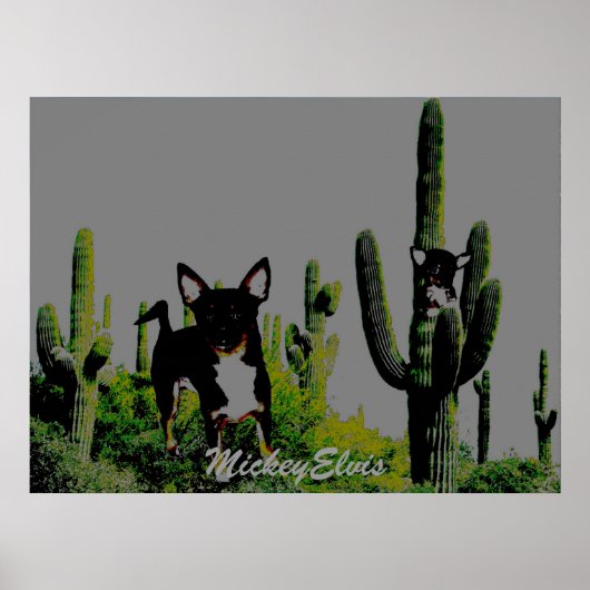 かわいいミッキーエルビス ポスター (正面)