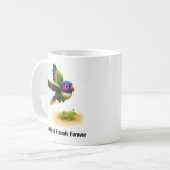 かわいいミッチェル絵を描のロリケートのデジタル版 コーヒーマグカップ (正面左)