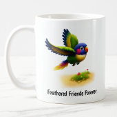 かわいいミッチェル絵を描のロリケートのデジタル版 コーヒーマグカップ