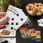 かわいいミッドセンチュリースタイルバーチャルビデオ結婚式の引き出物 トランプ (インサイチュ)