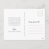 かわいいミッドセンチュリープラムプリンのクリスマスケーキレトロ シーズンポストカード (裏面)