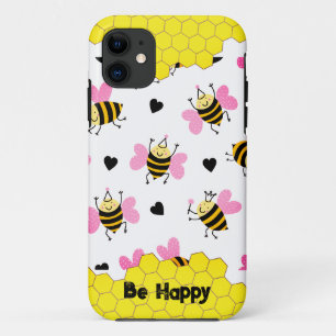 かわいいミツバチコームiPhoneケース iPhone 11 ケース