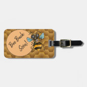 かわいいミツバチ ラゲッジタグ (正面横)