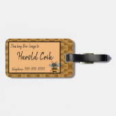 かわいいミツバチ ラゲッジタグ (裏面横)