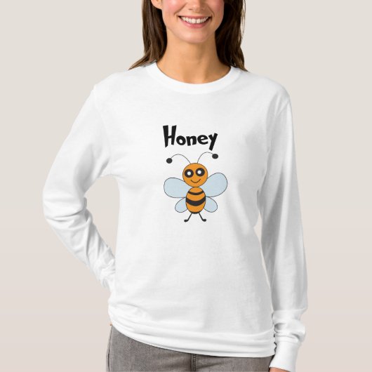かわいいミツバチ Tシャツ (正面)