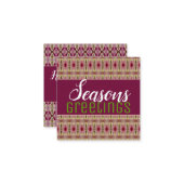 かわいいミニクリスマスカード クリスマスメッセージ ノートカード (正面/裏面インサイチュ)