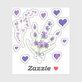 かわいいミニマリストウォーターカラープロヴァンス繊細な泡 シール (シート)