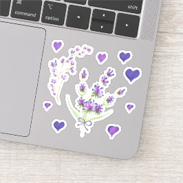 かわいいミニマリストウォーターカラープロヴァンス繊細な泡 シール