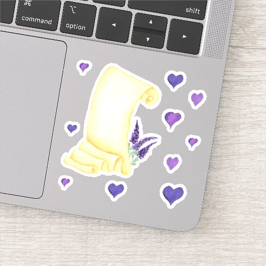 かわいいミニマリストウォーターカラープロヴァンス繊細な泡 シール (詳細)