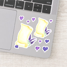 かわいいミニマリストウォーターカラープロヴァンス繊細な泡 シール