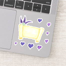 かわいいミニマリストウォーターカラープロヴァンス繊細な泡 シール