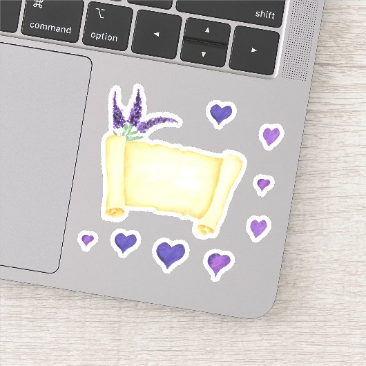 かわいいミニマリストウォーターカラープロヴァンス繊細な泡 シール (詳細)