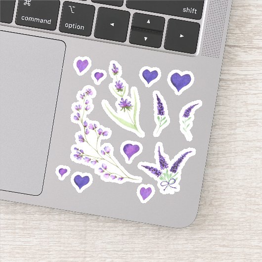 かわいいミニマリストウォーターカラープロヴァンス繊細な泡 シール (詳細)