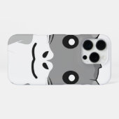 かわいいミニマリストハムスター iPhoneケース (裏面横)