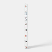 かわいいミニマリスト寿司パターン 可愛い日本料理 iPhone 15ケース (左側面)