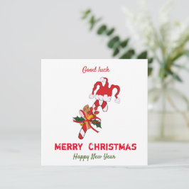 かわいいミニマルなクリスマスと新年おめでとう