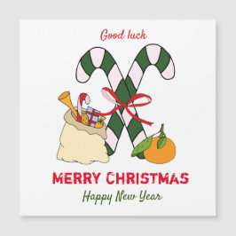 かわいいミニマルなクリスマスと新年おめでとう