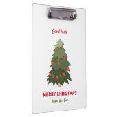 かわいいミニマルなクリスマスと新年おめでとう クリップボード (右)