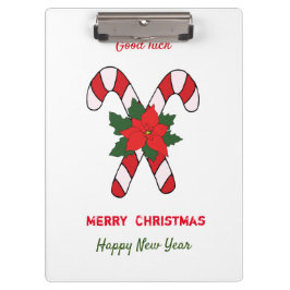 かわいいミニマルなクリスマスと新年おめでとう クリップボード