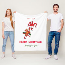 かわいいミニマルなクリスマスと新年おめでとう