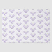 かわいいミニマルなテニスパターン 薄葉紙 (正面)