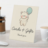 かわいいミニマルなビーリー待ちカード&ギフト 台座サイン (インサイチュ)