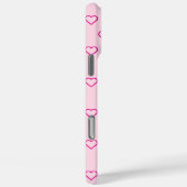 かわいいミニマルピンクハートパターントレンディー Case-Mate iPhoneケース (裏面 / 右)