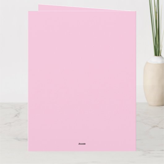 かわいいミニマルモダンスクリプトバレンタインデーカード カード (裏面)